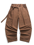 Men's Leisure All Match Lace Up Cozy Linen Pants