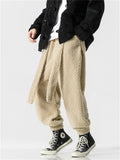 Men's Faux Woolen Warm Fluffy Pants for Cold Winter