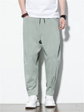 Chinese Style Men's Trendy Casual Drawstring Trousers