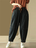 Women's Sports Casual High-Rise Autumn Drawstring Harem Pants