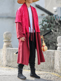 Male Chinese Ancient Costume Loose Fit Performance Outerwear