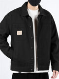 Men's Single-breasted Durable Denim Jackets