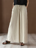 Women's Summer Comfortable Linen Yoga Wide Leg Pants