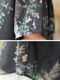 Floral Print Loose-fitting Lapel Shirts for Ladies