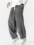 Men's Autumn Oversized Warm Corduroy Harem Pants