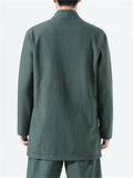 Men's Chinese Style Linen Cotton Knot Button Jacket