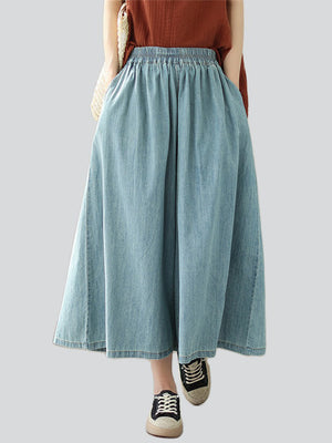 Women's Summer Oversized Wide-Leg Comfort Jeans