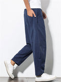 Casual Cozy Drawstring Linen Pants for Men