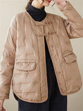 Popular Lightweight Solid Down Jacket for Ladies