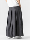 Male Super Loose Wide Leg Solid Color Pants