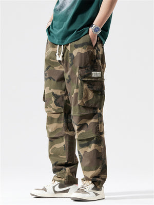 Men's Summer Loose Fit Camouflage Cargo Pants