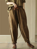 Women's Sports Casual High-Rise Autumn Drawstring Harem Pants