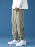 Men's Summer Sports Stretchy Ice Silk Quick-Dry Casual Pants