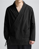 Oriental Style Long Sleeves Linen Shirt for Men