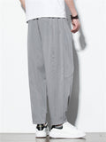 Chinese Style Men's Trendy Casual Drawstring Trousers