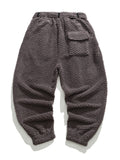 Men's Faux Woolen Warm Fluffy Pants for Cold Winter