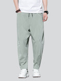 Chinese Style Men's Trendy Casual Drawstring Trousers