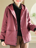 Casual Women's Loose-fitting Solid Color Short Coats