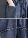 Casual Big Size Extra Loose Wide Leg Jeans for Women