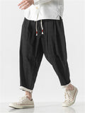 Men's Hip-Hop Plaid 100% Cotton Casual Pants