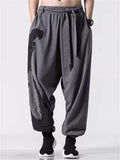 Chinese Kung Fu Print Training Pants for Men