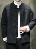 Men's Retro Large Size Thickened Tang Suit Cotton Coat