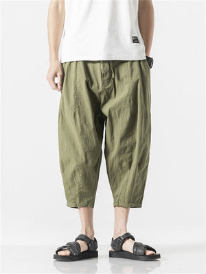 Men's Solid Color Lightweight Loose Style Pants