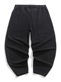 Men's Chinese Style Cotton Linen Baggy Casual Pants