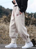 Men's Faux Lamb Wool Super Warm Winter Pants