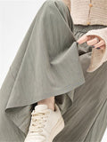 Oversized Cozy High-Rise Wide Leg Pants for Women