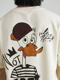 Men's Cartoon Duck Embroidery Summer Trendy T-shirts