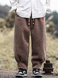 Men's Faux Lamb Wool Super Warm Winter Pants