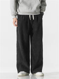 Men's Drawstring Trendy Youth Corduroy Pants