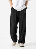 Male Summer Lightweight Basic Solid Color Casual Pants