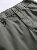 Male Trendy Skin-friendly Solid Color Cargo Pants