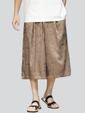 Summer Breathable Cozy Men's Jacquard Ice Silk Shorts