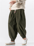 Men's Japanese Winter Thickened Warm Woolen Pants