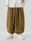 Men's Autumn Winter Baggy Corduroy Harem Pants