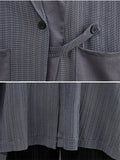 Women's Office Notched Collar Single Breasted Casual Suit Coat