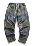 Winter Thick Loose Plaid Woolen Pants