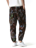 Personalized Printed Front Drawstring Men's Casual Jogger Sweatpants