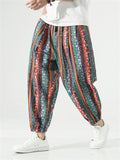 Men's Bohemian Style Print Summer Oversized Lantern Pants