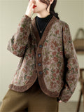 Popular Literary Short Floral Jackets for Women