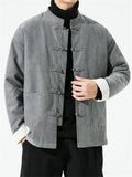 Men's Retro Large Size Thickened Tang Suit Cotton Coat