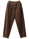 Women's Autumn Cozy Loose Corduroy Harem Pants