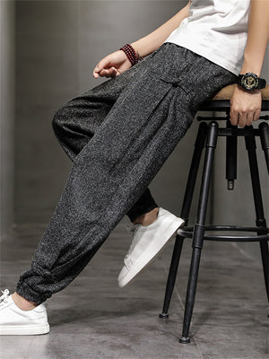 Male Spring Autumn Oversized Streetwear Trousers