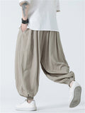 Men's Harajuku Baggy Braided Drawstring Harem Pants