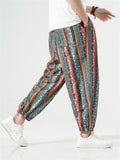 Men's Bohemian Style Print Summer Oversized Lantern Pants