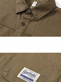 Male Loose Fit Durable Shirts with Pockets