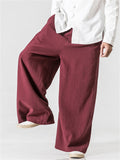 Men's Casual Comfy Wide Leg Loose Linen Pants